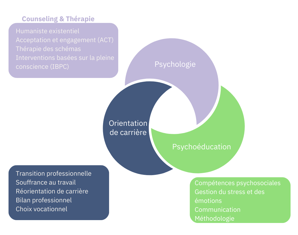 Psychologie psychoéducation orientation de carrière